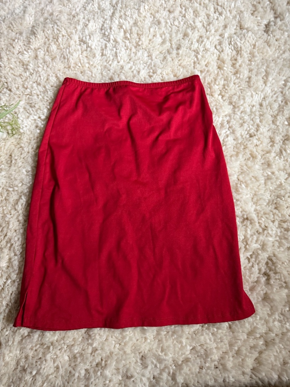 Streamlined S&G Apparel Inc. Vibrant Red Pencil business, casual, professional m